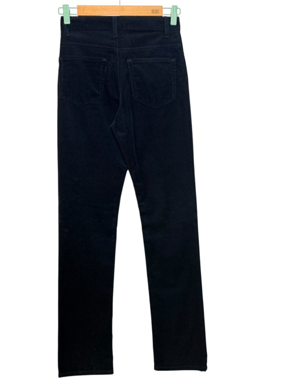 Loro Piana Rodger Corduroy Straight Leg Pants Navy Blue NWT IT 38 US 2 - Picture 2 of 6
